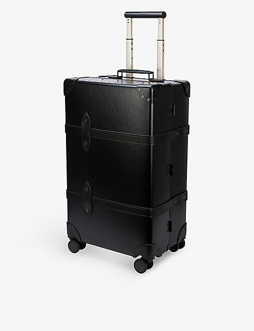 GLOBE-TROTTER: Check-in vulcanised fibreboard medium suitcase 59cm
