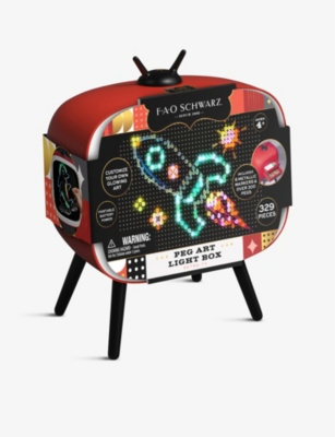 FAO SCHWARZ: Peg Art Light Box playset