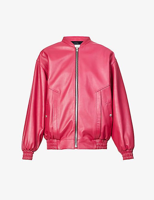 MAGDA BUTRYM: Oversized-fit leather jacket
