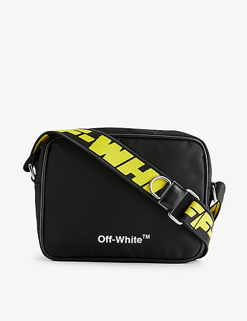 OFF-WHITE C/O VIRGIL ABLOH: Hard Core logo-print woven cross-body bag