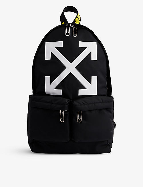OFF-WHITE C/O VIRGIL ABLOH: Arrow woven backpack