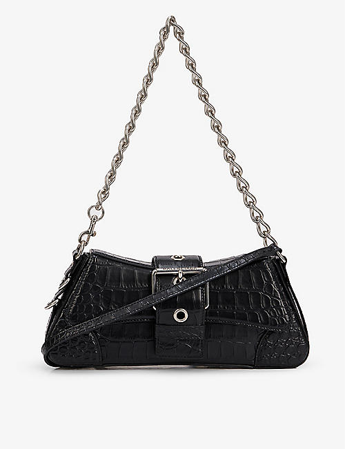 BALENCIAGA: Lindsay leather shoulder bag