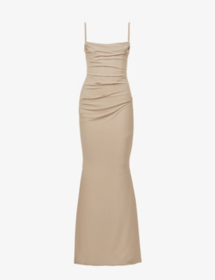 HOUSE OF CB - Milena corset stretch-jersey maxi dress | Selfridges.com