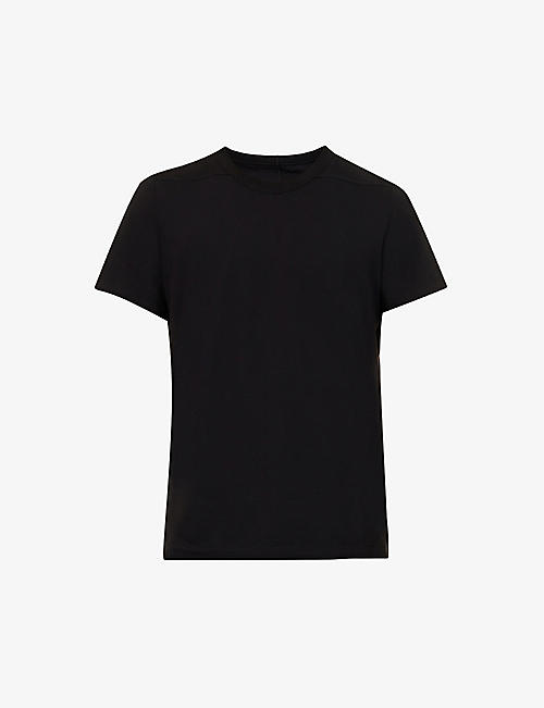 RICK OWENS: Exposed-seams boxy-fit cotton-jersey T-shirt