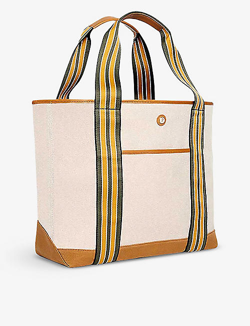 PARAVEL: Cabana large recycled-canvas tote bag