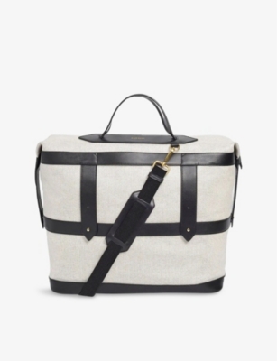 Paravel Weekender Canvas Duffel Bag In Black
