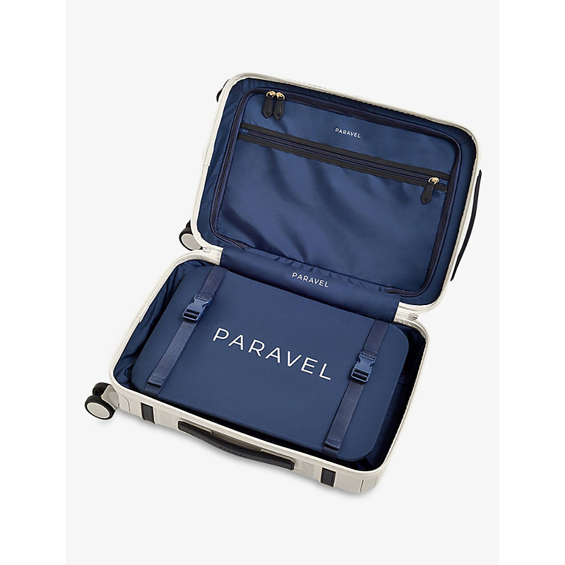 Shop Paravel Black Aviator Shell Carry-on Suitcase