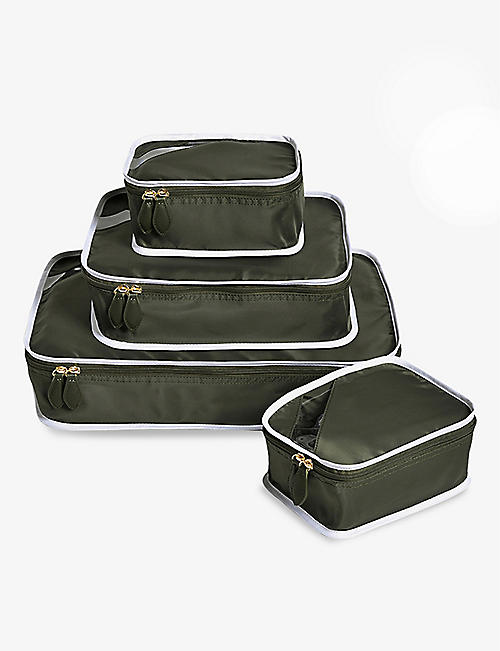 PARAVEL: Pack of four recycled-nylon packing cubes