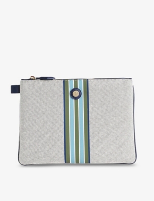 PARAVEL - Cabana medium canvas zip-top pouch | Selfridges.com