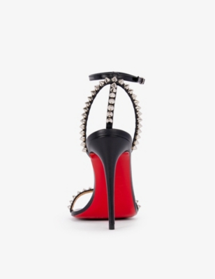 CHRISTIAN LOUBOUTIN: So Me 100 leather heeled sandals