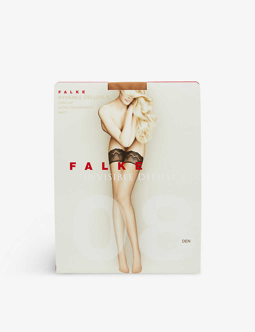 Falke Invisible Deluxe 8 Stretch-woven Socks In Nude (lingerie)