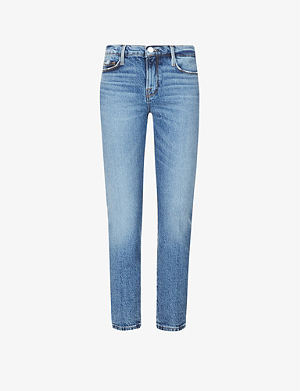 Le Sylvie straight-leg high-rise stretch-denim jeans Selfridges & Co Women Clothing Jeans High Waisted Jeans 