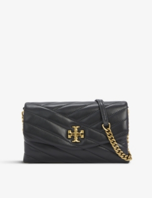 Tory Burch Kira Leather Crossbody Bag In Black ModeSens