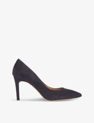 LK BENNETT - Fern pointed-toe suede heeled courts | Selfridges.com