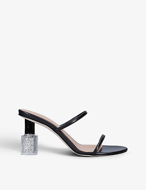 LOEWE: Nail Polish block heeled sandals