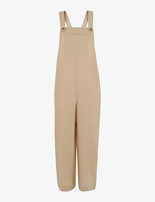 WHISTLES: Rita relaxed-fit linen dungarees