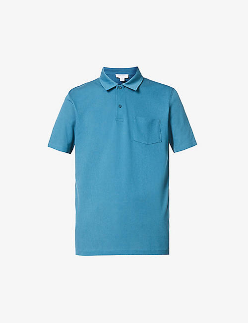 SUNSPEL: Riviera regular-fit cotton-piqué polo shirt