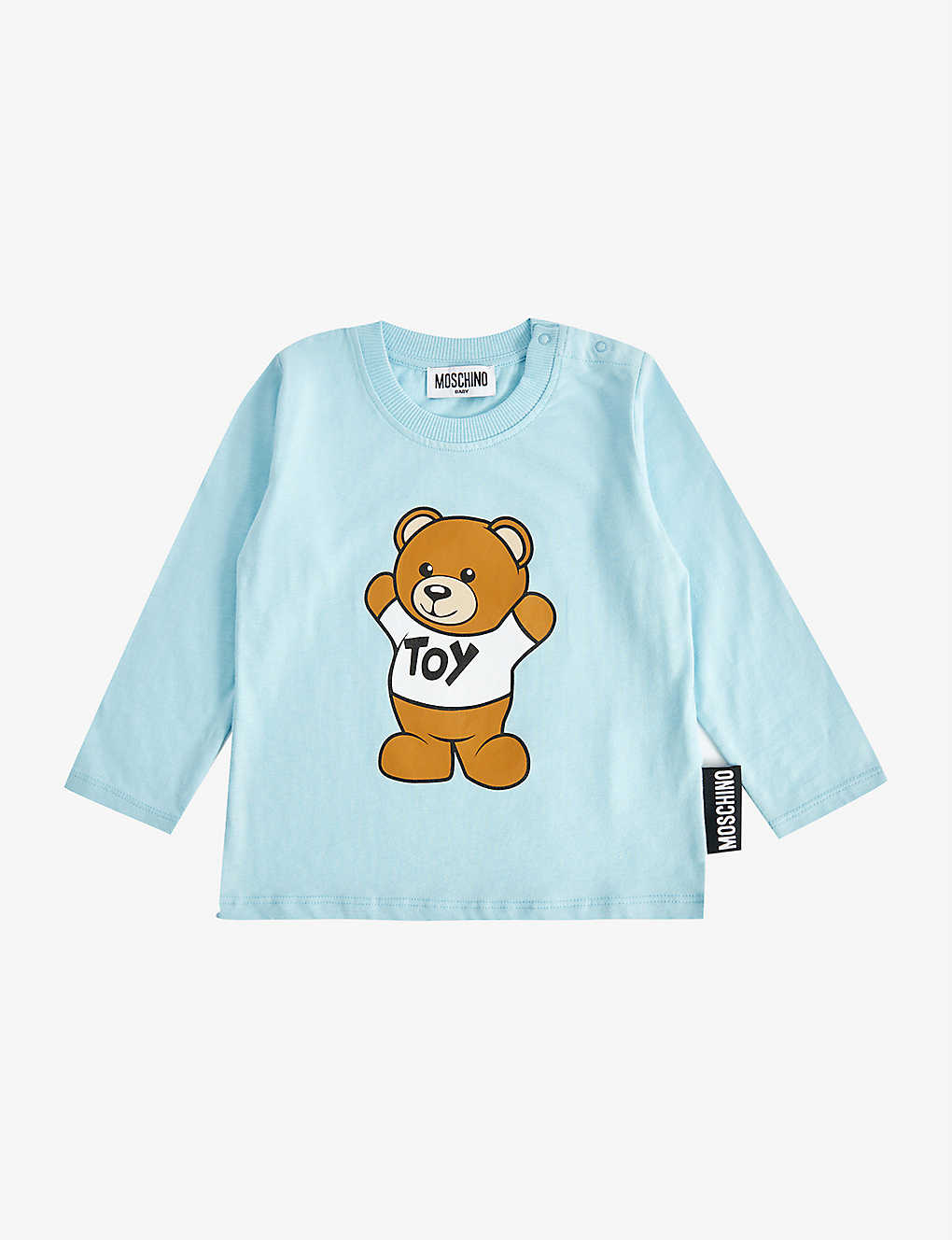 Selfridges & Co Clothing T-shirts Long Sleeved T-shirts Toy Bear cotton-jersey T-shirt 3 months-3 years 