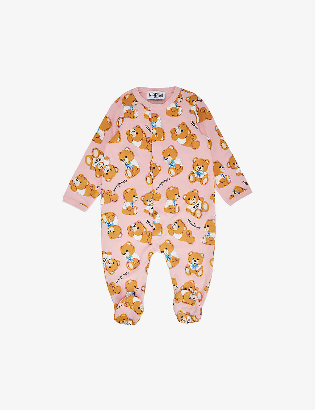 Selfridges & Co Clothing Loungewear Sleepsuits Toy Bear cotton-jersey baby grow 1-18 months 