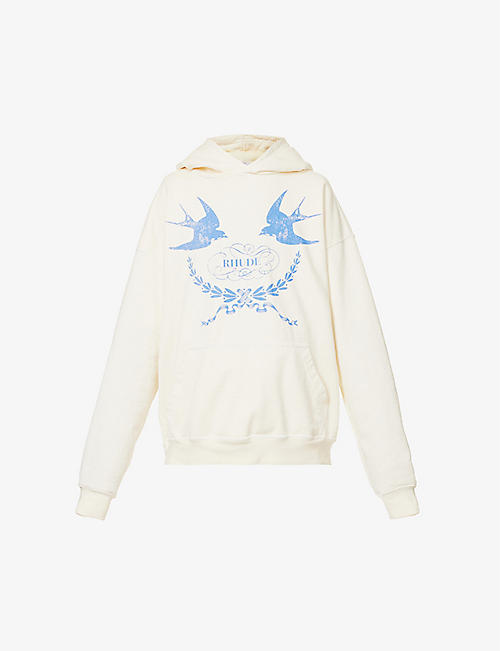 RHUDE: Sparrow relaxed-fit cotton-jersey hoody
