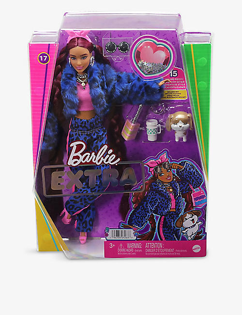 BARBIE: Barbie Extra leopard-print outfit doll 30cm