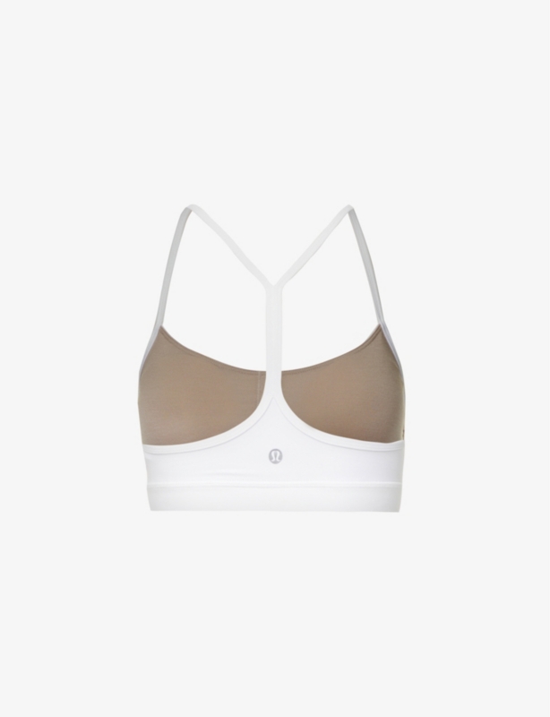 Flow Y scoop-neck stretch-woven bra