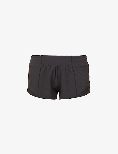 LULULEMON: "Hotty Hot 2.5"" low-rise stretch-recycled polyester shorts"