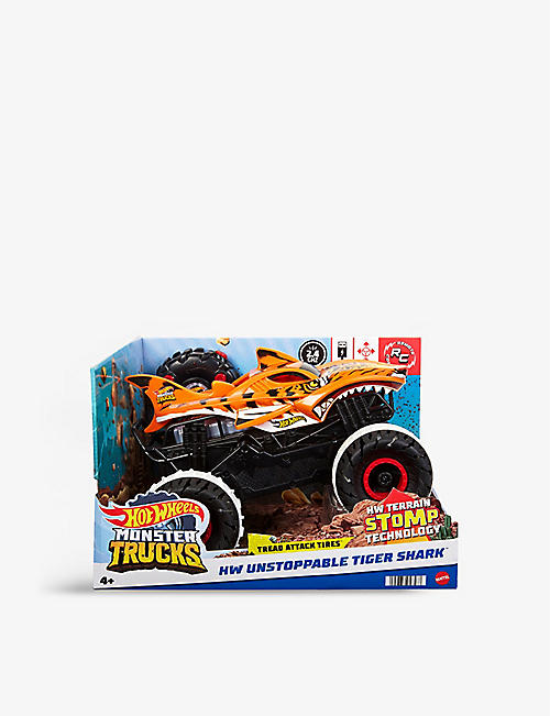 HOTWHEELS: Monster Trucks Tiger Shark remote-control toy car