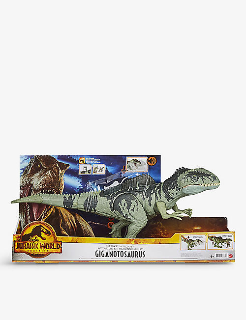 JURASSIC WORLD：Strike‘N Roar Giganotosaurus恐龙玩偶17厘米