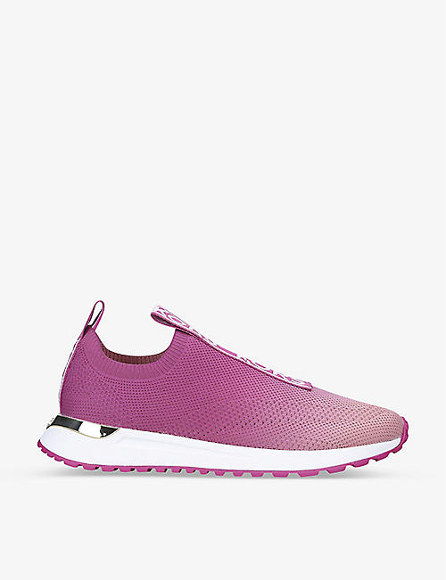 MICHAEL MICHAEL KORS: Bodie ombre stretch-knit low-top trainers