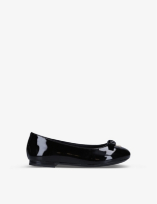 Dolce & Gabbana Dg Bow Ballerina Pumps In Black