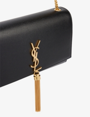 SAINT LAURENT Kate chain-tasselled medium leather shoulder bag