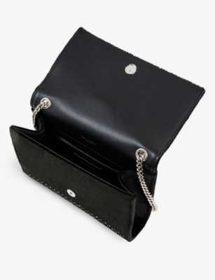 SAINT LAURENT Kate small velvet shoulder bag