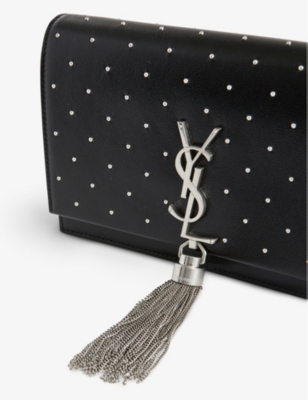 SAINT LAURENT Kate leather wallet-on-chain