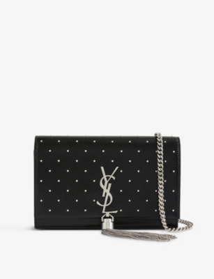 SAINT LAURENT Kate leather wallet-on-chain