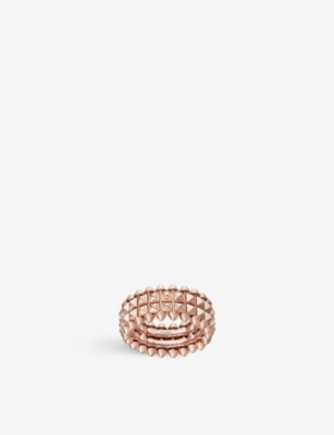 Shop Cartier Womens Rose Gold Clash De 18ct Rose-gold Ring
