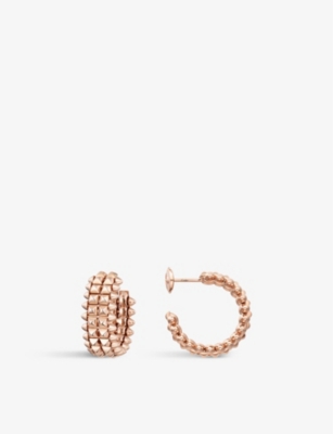 CARTIER: Clash de Cartier 18ct rose-gold hoop earrings