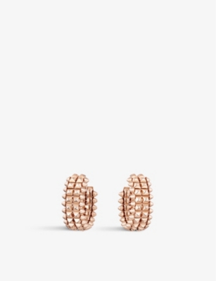 Clash de Cartier 18ct rose-gold hoop earrings