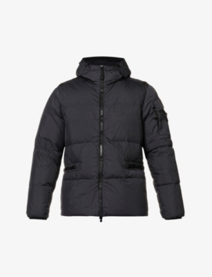 STONE ISLAND - Crinkle Reps padded relaxed-fit shell-down jacket ...