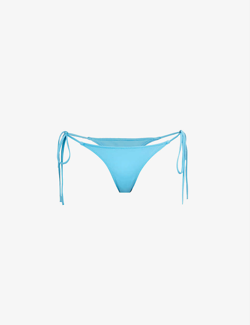 Adanola Tie-side High-rise Bikini Bottoms In Ocean Blue