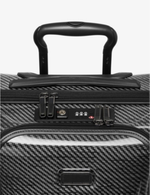TUMI: Continental expandable four-wheel hard-shell carry-on suitcase 55cm