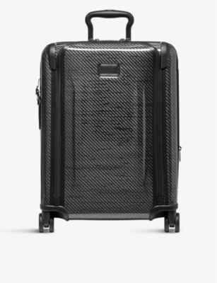 TUMI: Continental expandable four-wheel hard-shell carry-on suitcase 55cm