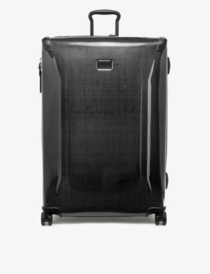 TUMI: Extended Trip expandable four-wheel shell packing suitcase