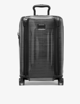 Tumi International Expandable Four-wheel Hard-shell Carry-on Suitcase 55cm In Black/graphite