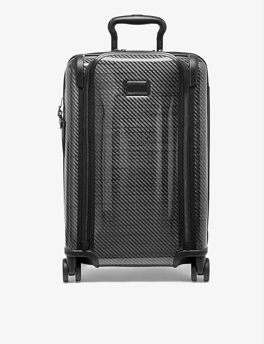 Tumi International Expandable Four-wheel Hard-shell Carry-on Suitcase 55cm In Black/graphite