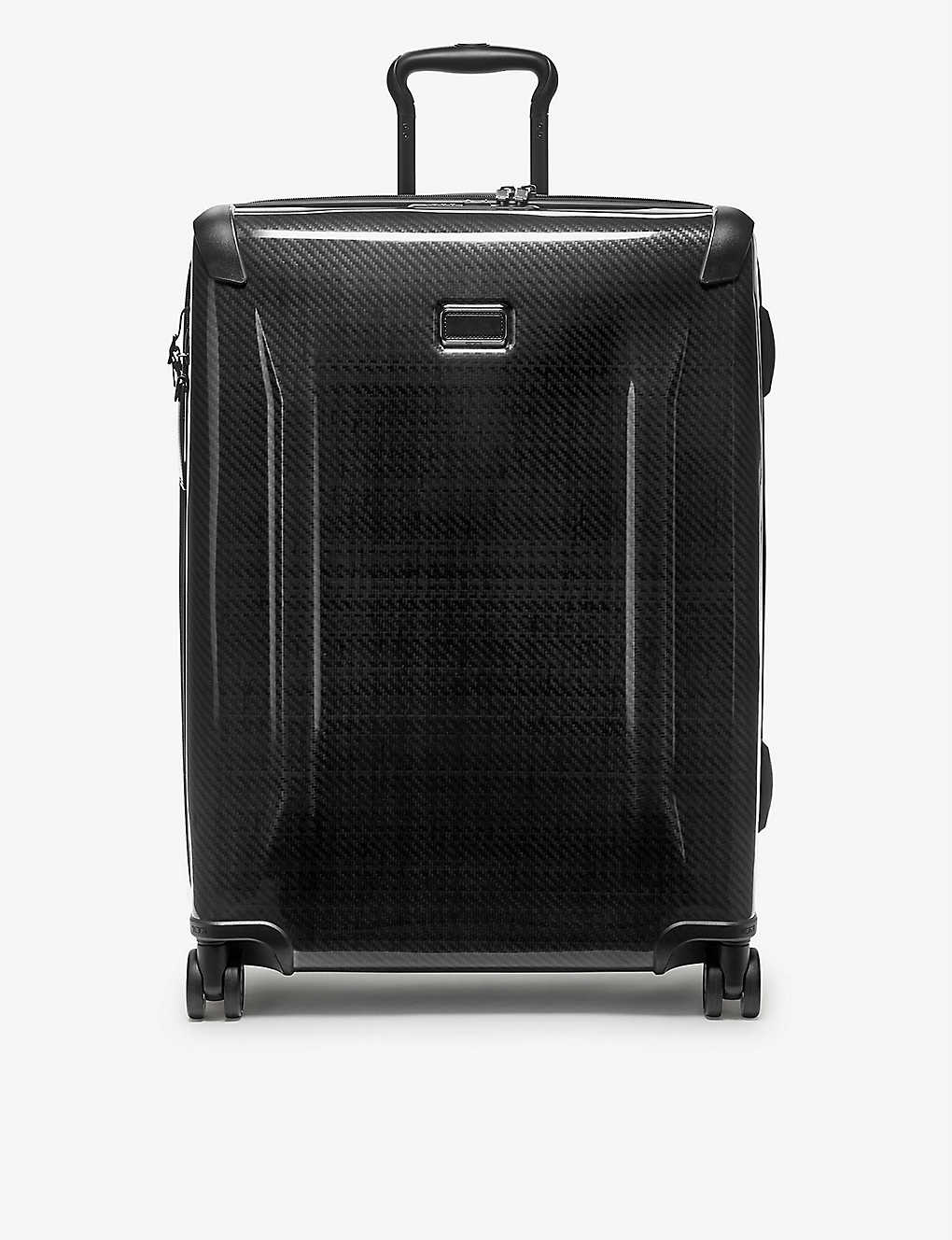 Tumi Short Trip Expandable Four-wheel Hard-shell Packing Suitcase 66cm In Black/graphite
