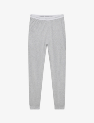 REISS: Cali slim-fit tapered-leg wool-blend jogging bottoms