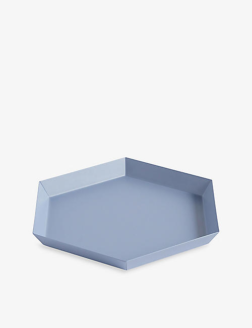 HAY: Kaleido powder-coated steel tray 22cm x 19cm