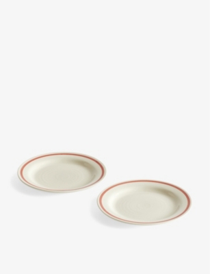 HAY: Sobremesa stoneware plate set of two 18.5cm