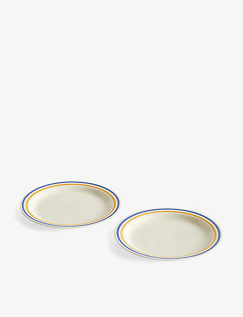 HAY: Sobremesa stoneware plate set of two 25.5cm